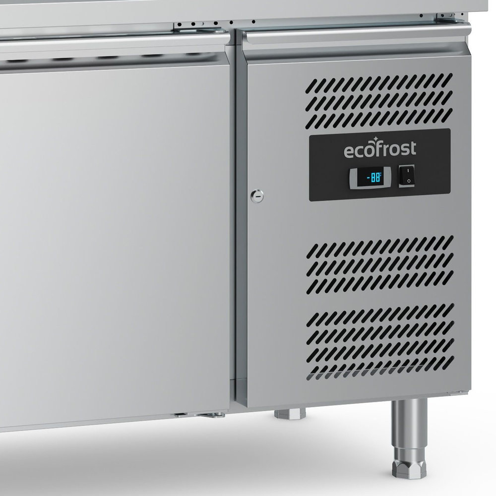 Ecofrost Koelwerkbank | 228l | 2 Deuren | +2°c/+8°c | Geforceerd | 1360x600x850(h)mm