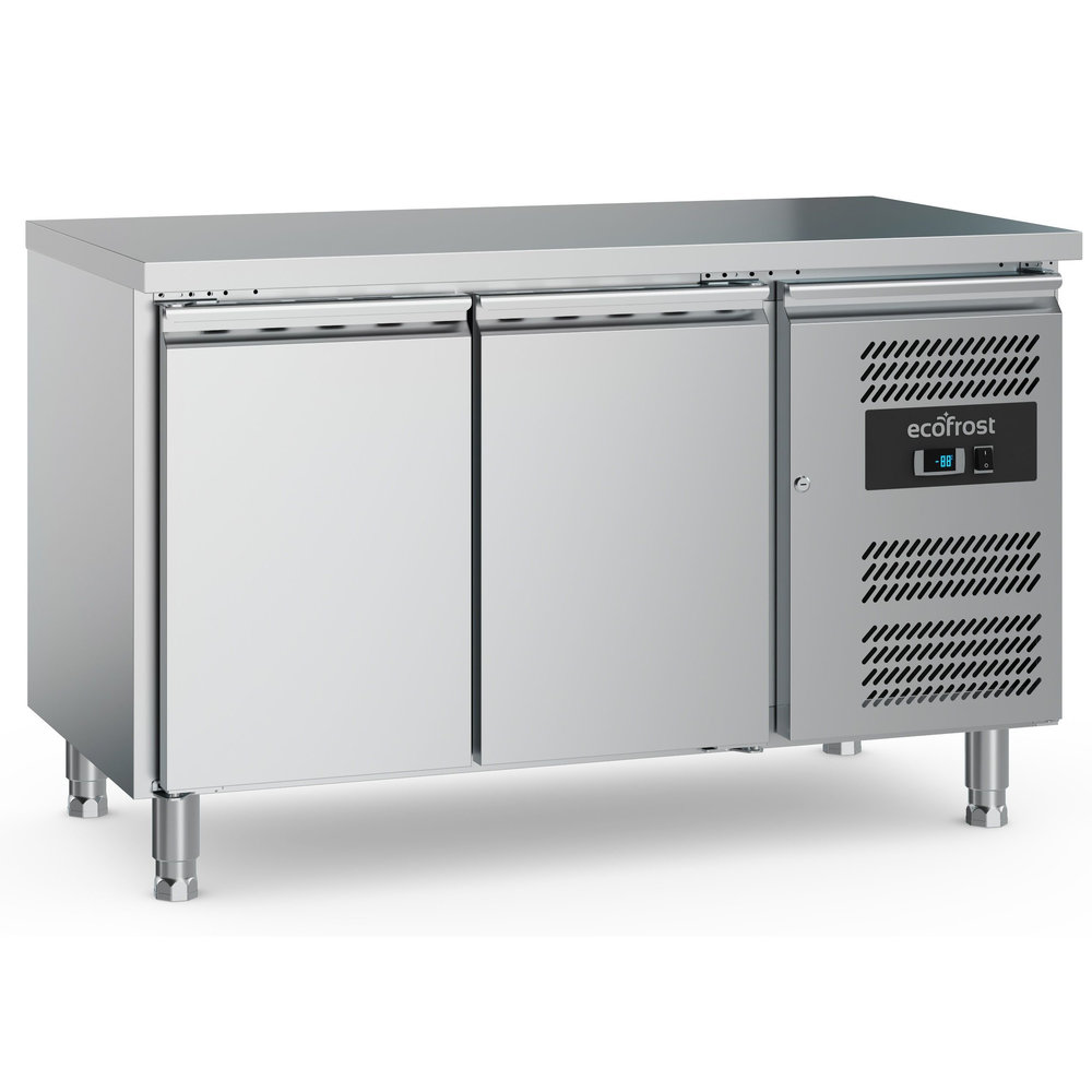 Ecofrost Koelwerkbank | 228l | 2 Deuren | +2°c/+8°c | Geforceerd | 1360x600x850(h)mm