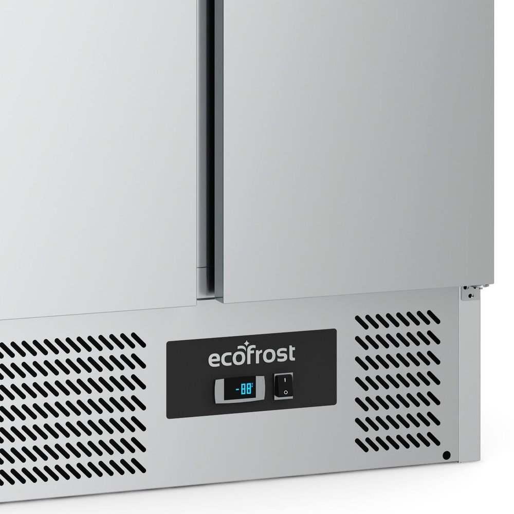 Ecofrost Koelwerkbank | 240l | 2 Deuren (1/1 Gn) | +2°c/+8°c | Statisch + Ventilator | 900x700x876(h)mm