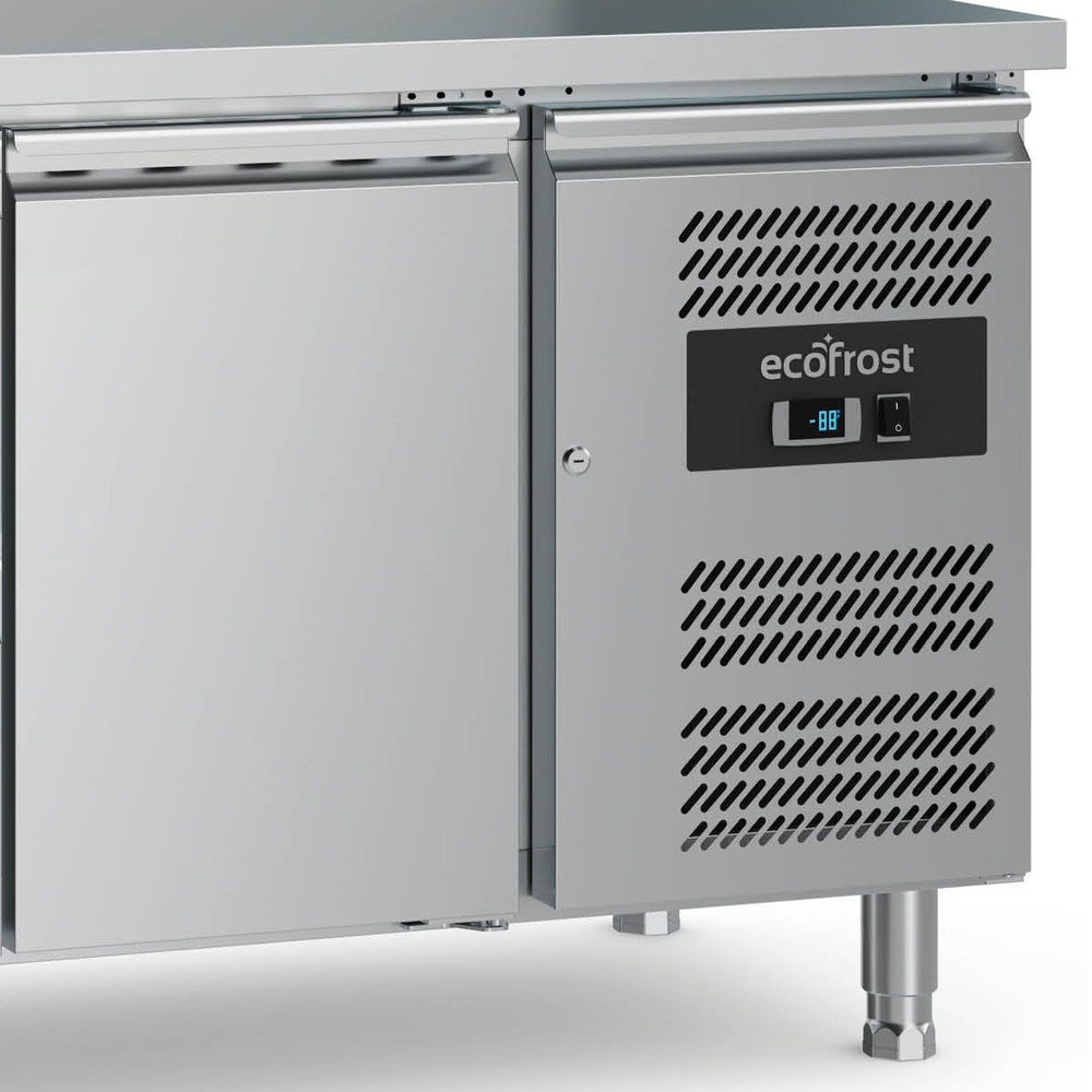 Ecofrost Koelwerkbank | 282l | 1 Deur (1/1 Gn) + 2 Laden | +2°c/+8°c | Geforceerd | 1360x700x850(h)mm