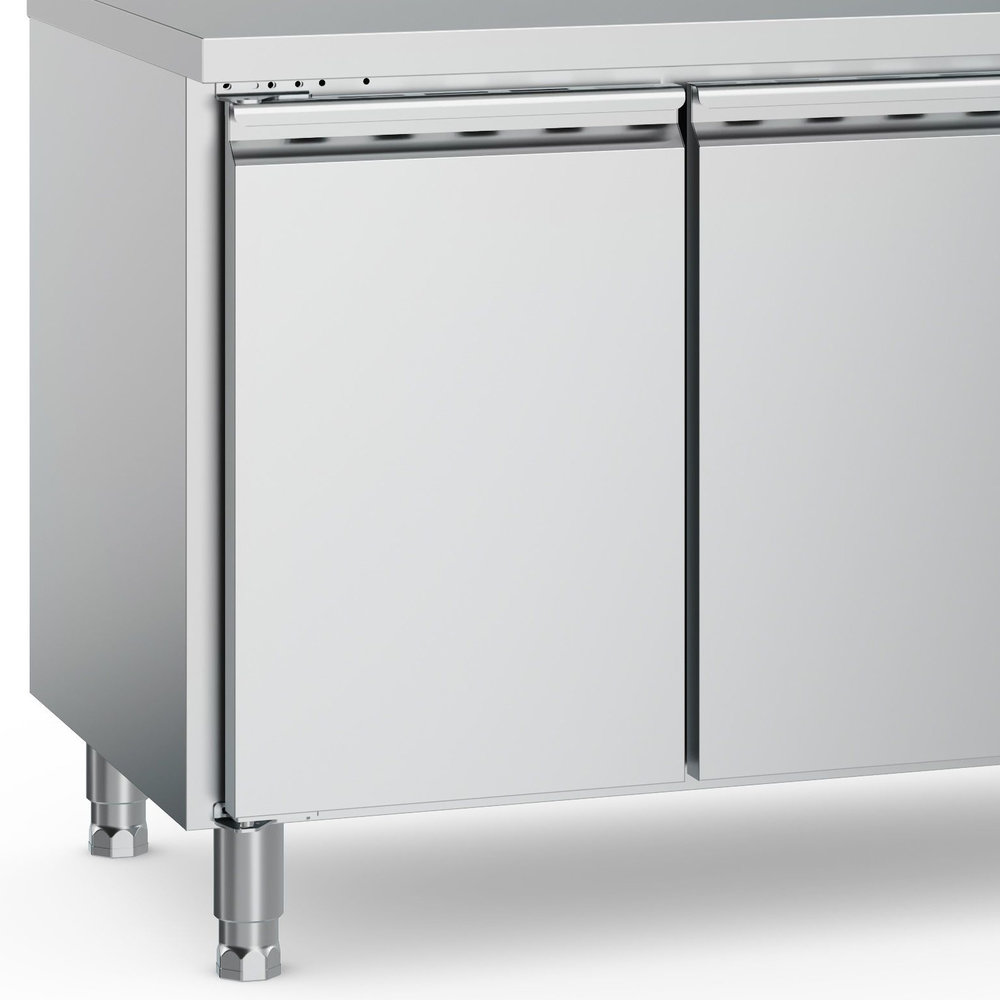 Ecofrost Koelwerkbank | 282l | 2 Deuren (1/1 Gn) | +2°c/+8°c | Geforceerd | 1360x700x850(h)mm