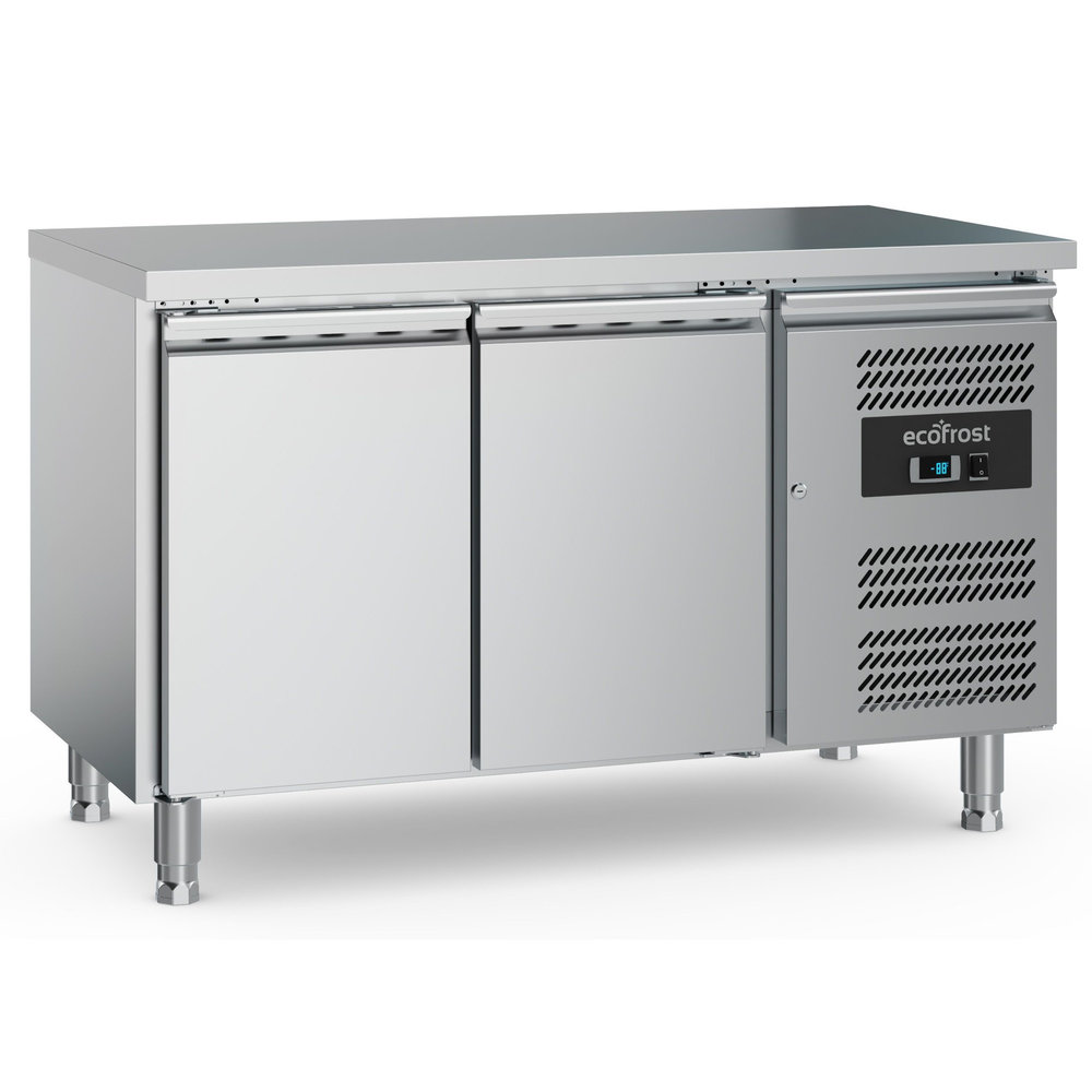 Ecofrost Koelwerkbank | 282l | 2 Deuren (1/1 Gn) | +2°c/+8°c | Geforceerd | 1360x700x850(h)mm