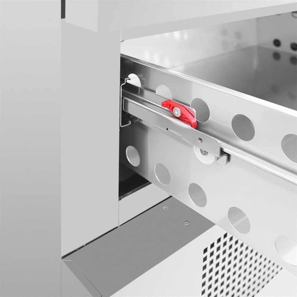 Polar Koelwerkbank | U-serie | 78l | 1 Lade (2x1/1 Gn) | +17°c/-20°c | 0.24kw | 905x700x605mm