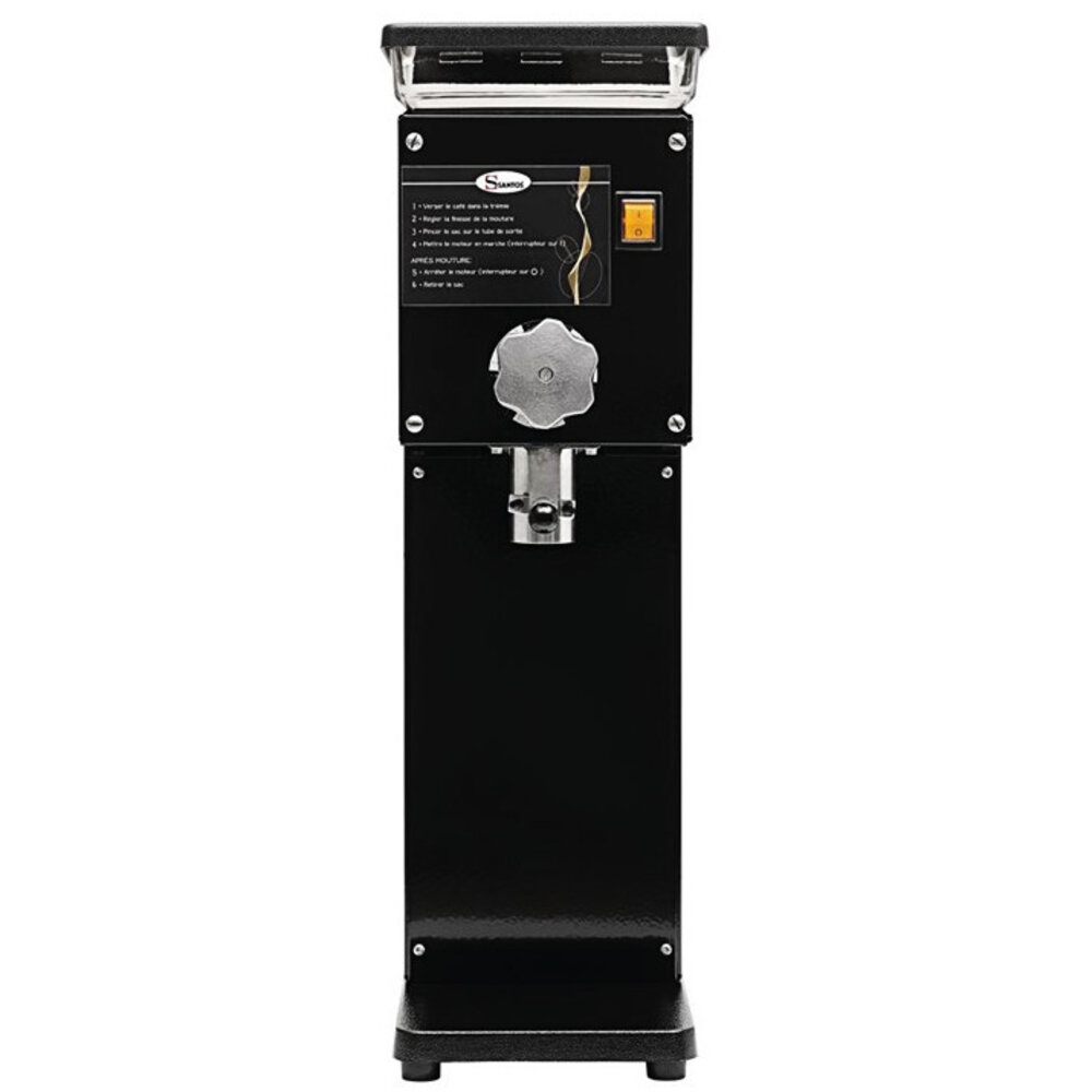 Santos Koffiemolen | Rvs | 15kg/u | Instelbare Maalgraad | 0.6kw (230v) | Zakhouder | 190x335x690(h)mm