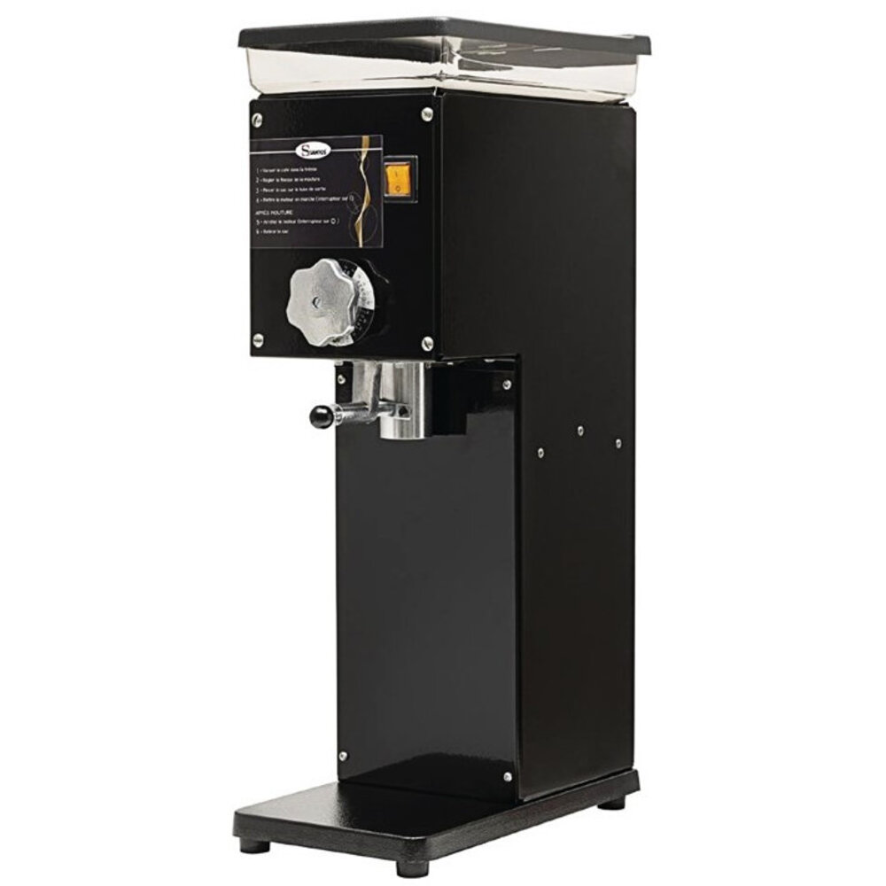 Santos Koffiemolen | Rvs | 15kg/u | Instelbare Maalgraad | 0.6kw (230v) | Zakhouder | 190x335x690(h)mm