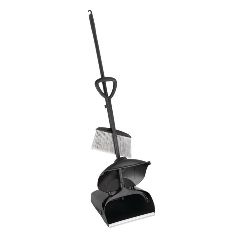 Jantex Lobby Bezem en Blik 30cm | 300x345x950(h)mm