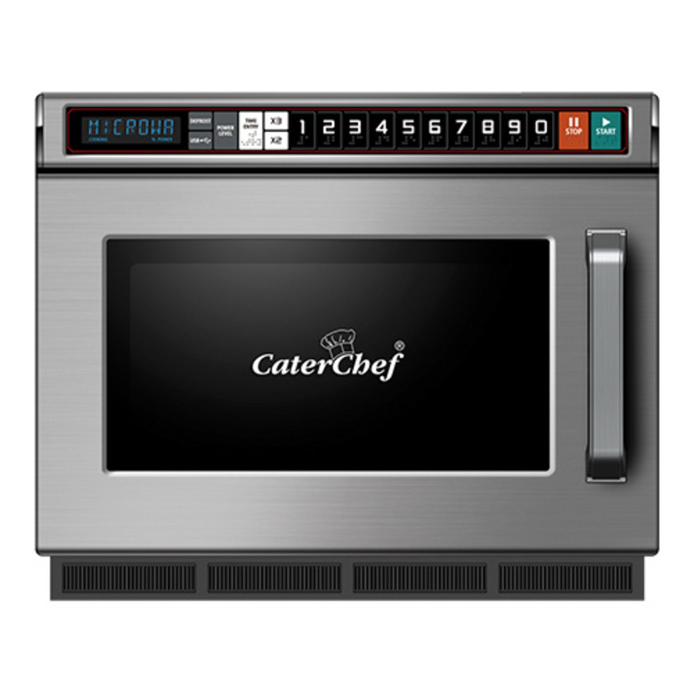 Caterchef Magnetron 2100w/17l | 2,1kw | 10 in te Stellen Kookprogramma's | 230v | 420x565x340(h)mm
