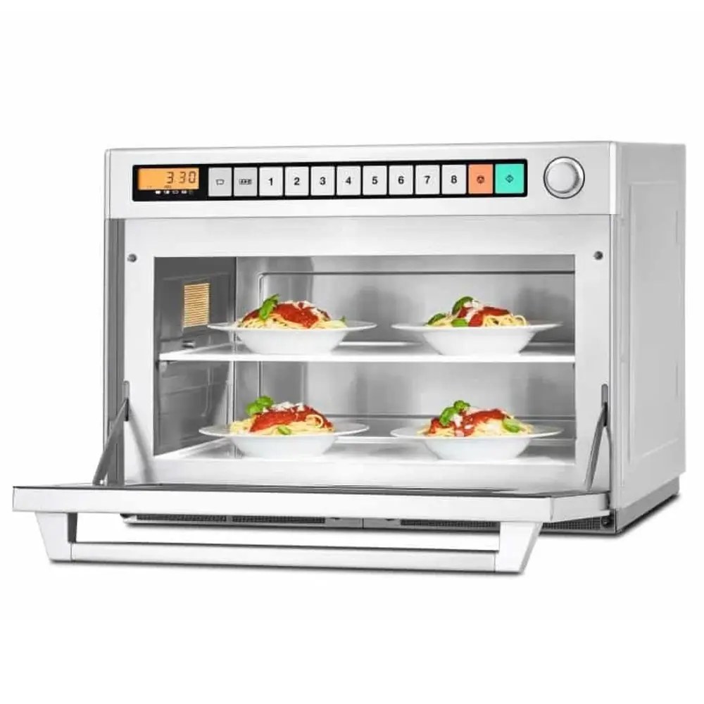 Panasonic Magnetron | Pro II | Rvs | 44l | 1800w | 2 Niveaus | Programmering | 230v | 650x526x471(h)mm