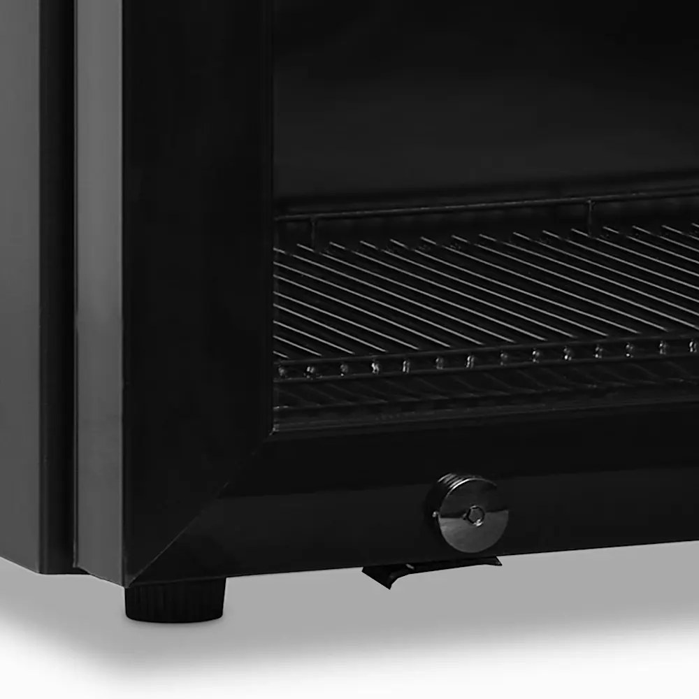 Tefcold Melkkoeler | Serie BC | 67l | Zwart | +2°c/+10°c | Statisch + Ventilator | 432x496x668(h)mm