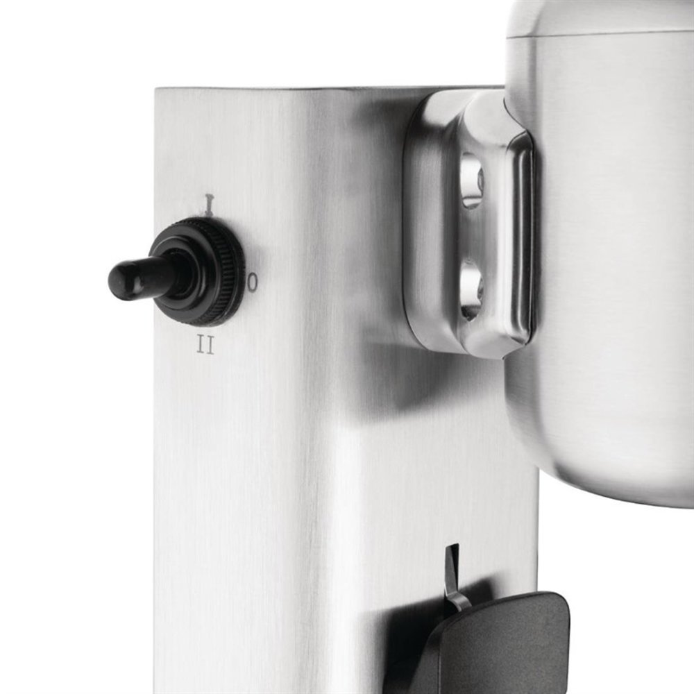 Buffalo Milkshaker | Enkel | Rvs | 0.08kw (230v) | Incl. Rvs Mengbeker | 180x180x520(h)mm