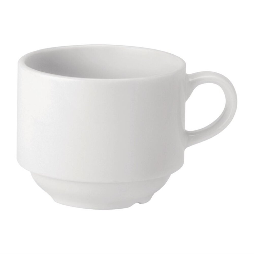 Utopia Mokken | Pure White | Porselein | Wit | 20cl | 24 Stuks | ø80x70(h)mm