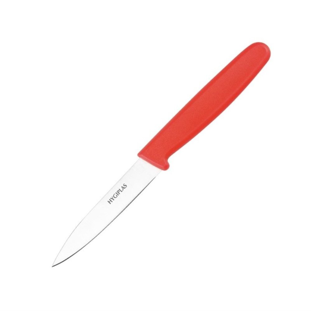 Hygiplas Officemes | Rvs | Rood (rauw Vlees) | Lengte 180mm