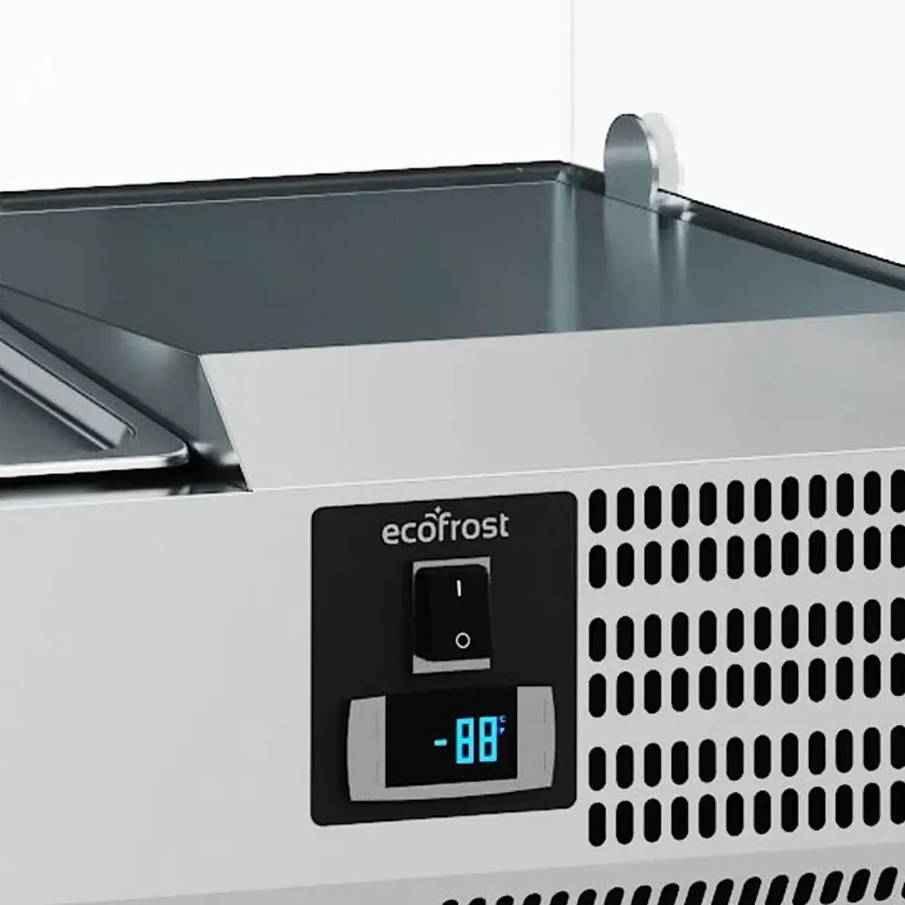 Ecofrost Opzetkoelvitrine | 7x 1/4 GN | +2°c/+8°c | 1600x335x435(h)mm