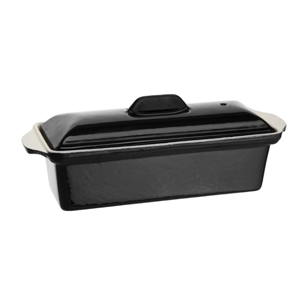 Vogue Paté/terrine Vorm Gietijzer Zwart 1,3l | 310x100x90(h)mm