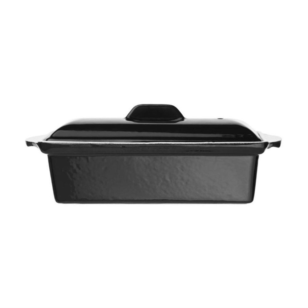 Vogue Paté/terrine Vorm Gietijzer Zwart 1,3l | 310x100x90(h)mm