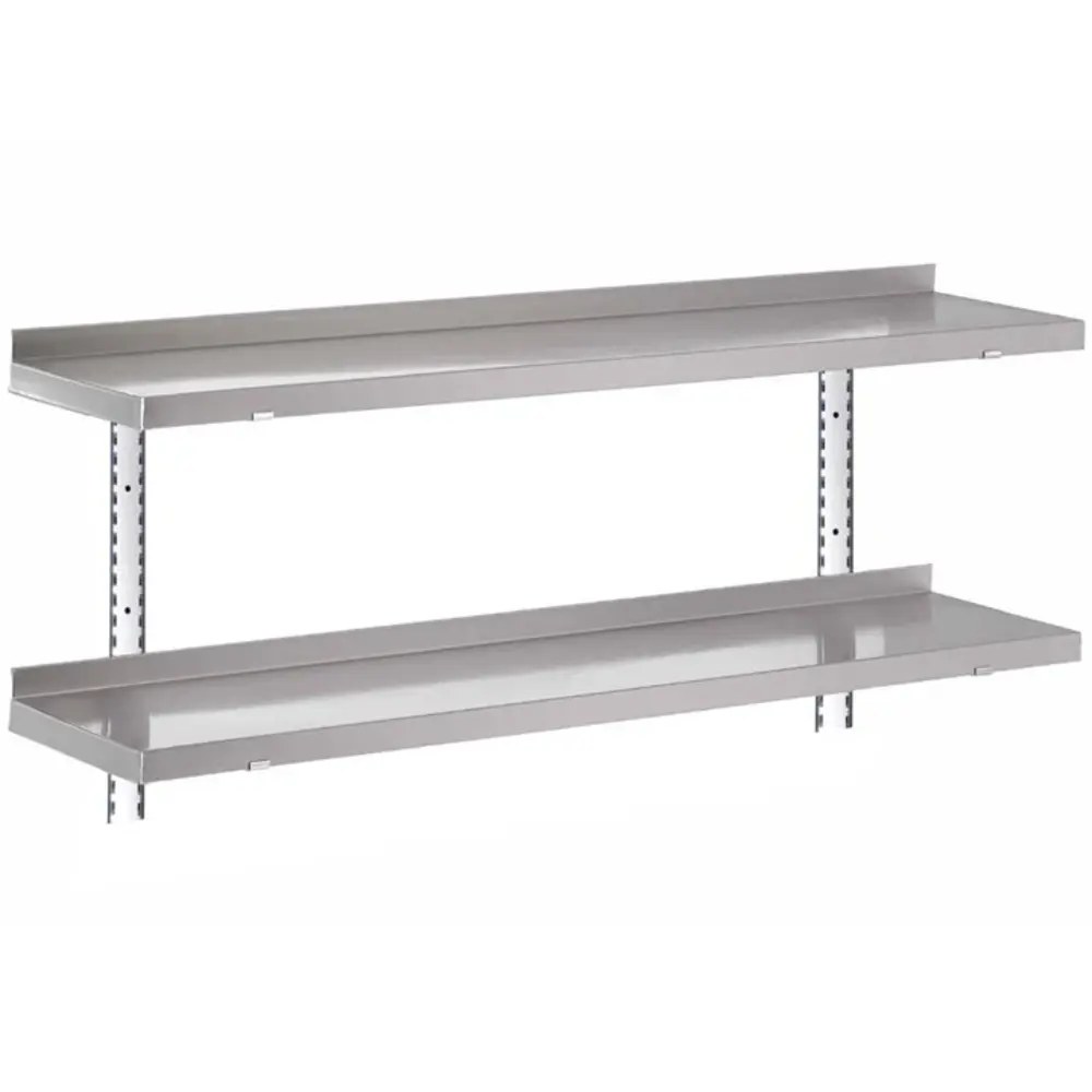 Gastro M Wandplank | Rvs | Diepte 400 | Hoogte 35 | Breedte 1000-2000