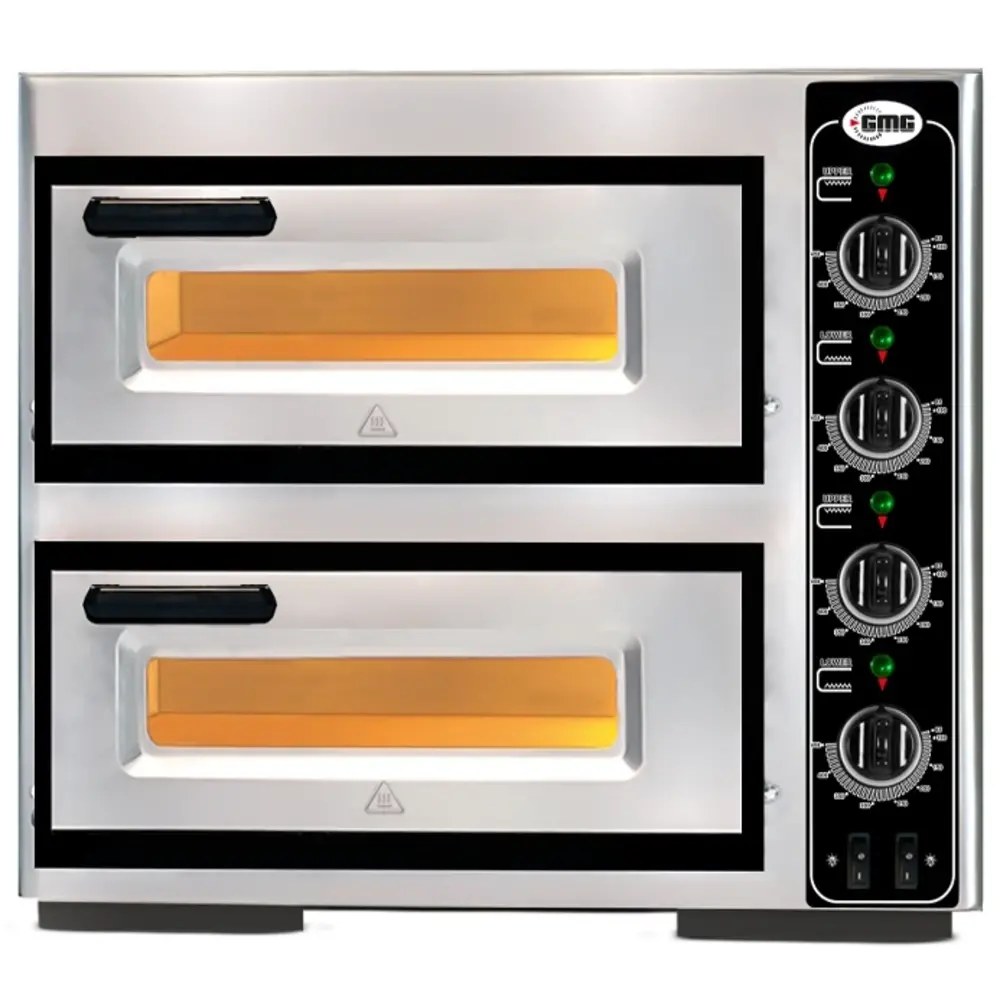 Gmg Pizzaoven | Classic | Elektrisch | 1+1x ø32cm | 85°c/455°c | 5kw (400v) | 530x500x530(h)mm