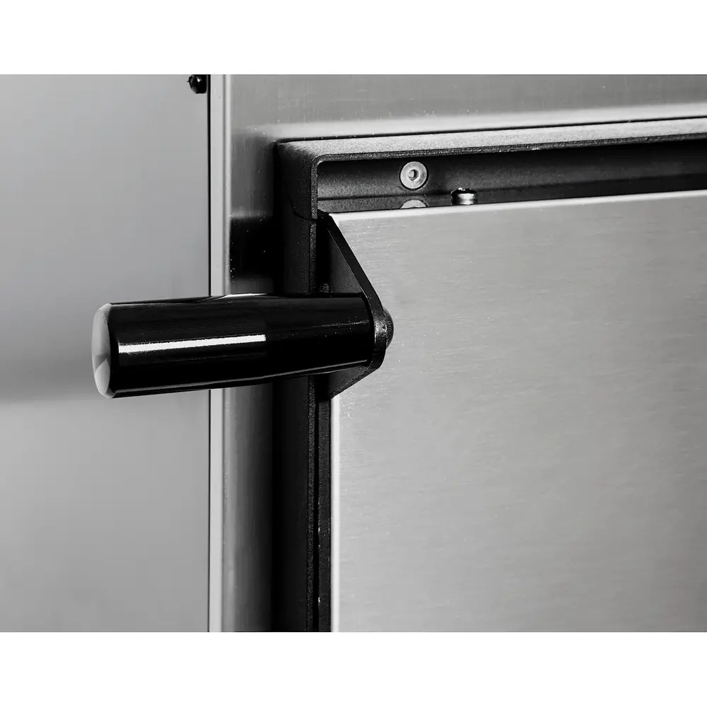 Prismafood Pizzaoven | Prismafood Nero | Elektrisch | 1+1+1x ø45cm (en600x400) | 45°c/450°c | 12kw (400v) | 915x690x900(h)mm