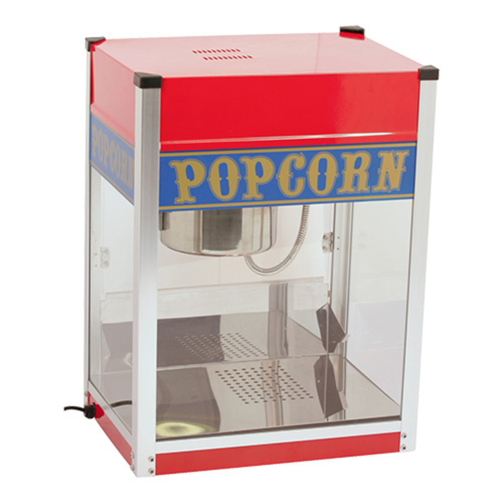 Caterchef Popcornmachine | Verlichting | 1.5kw | Dubbele Verwarming | 500x400x690(h)mm