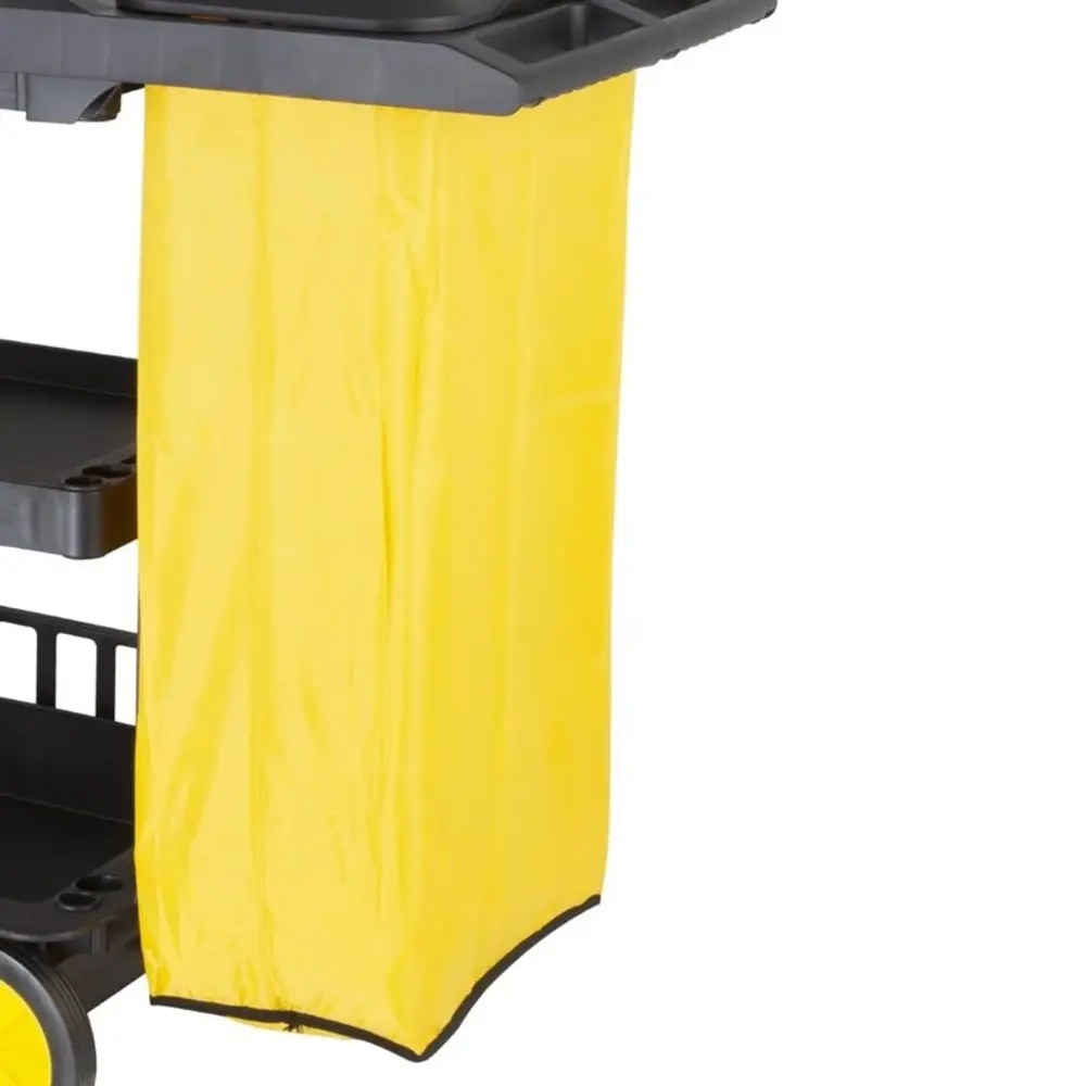 Jantex Reservetas | Kunststof | Geel | 80l | Jantex Schoonmaakwagens | 390x270x700(h)mm