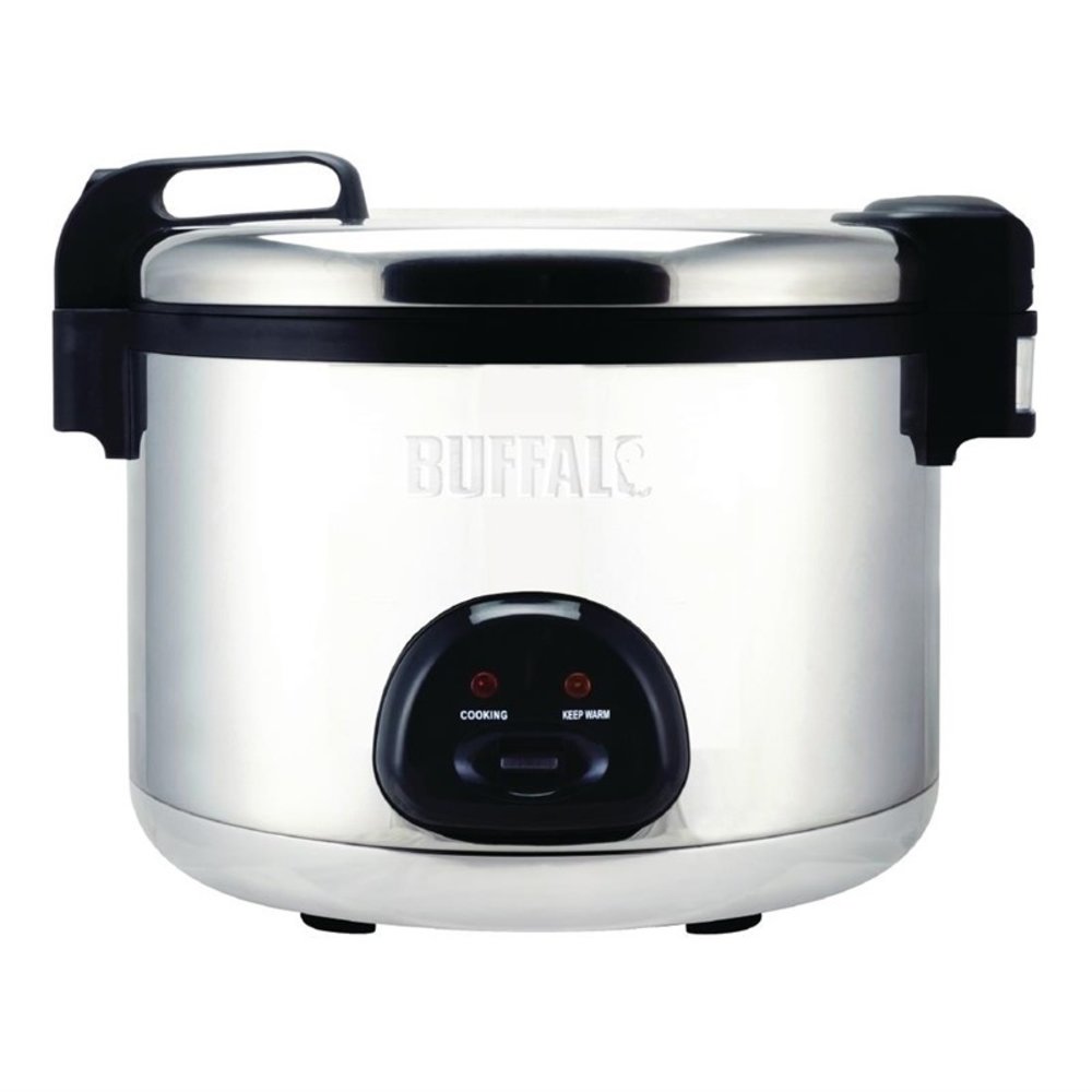 Buffalo Rijstkoker | Rvs | 2.85kw | 20l Gekookte Rijst / 9L Droge Rijst | 480x560x415(h)mm