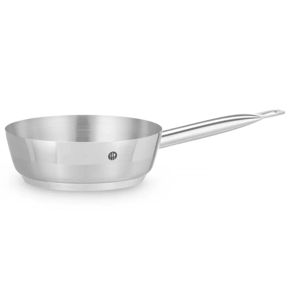 Hendi Sauteuse | Profiline | Rvs | 1.5l | Div. Warmtebronnen | ø200x60(h)mm