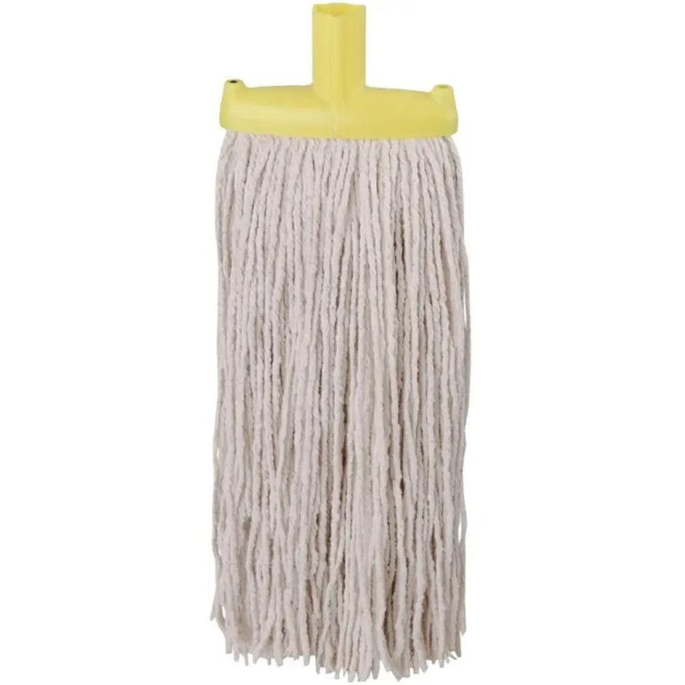 Jantex Schoonmaakset | Kunststof | Geel/wit | Incl. Mop/emmer/waarschuwingsbord