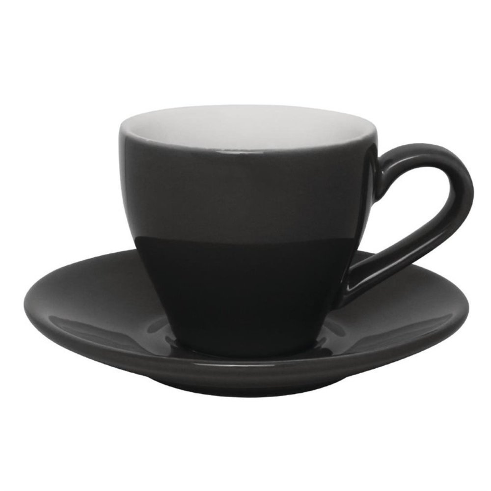 Olympia Schotels | Café | Keramiek | Grijs | 12 Stuks | ø117mm