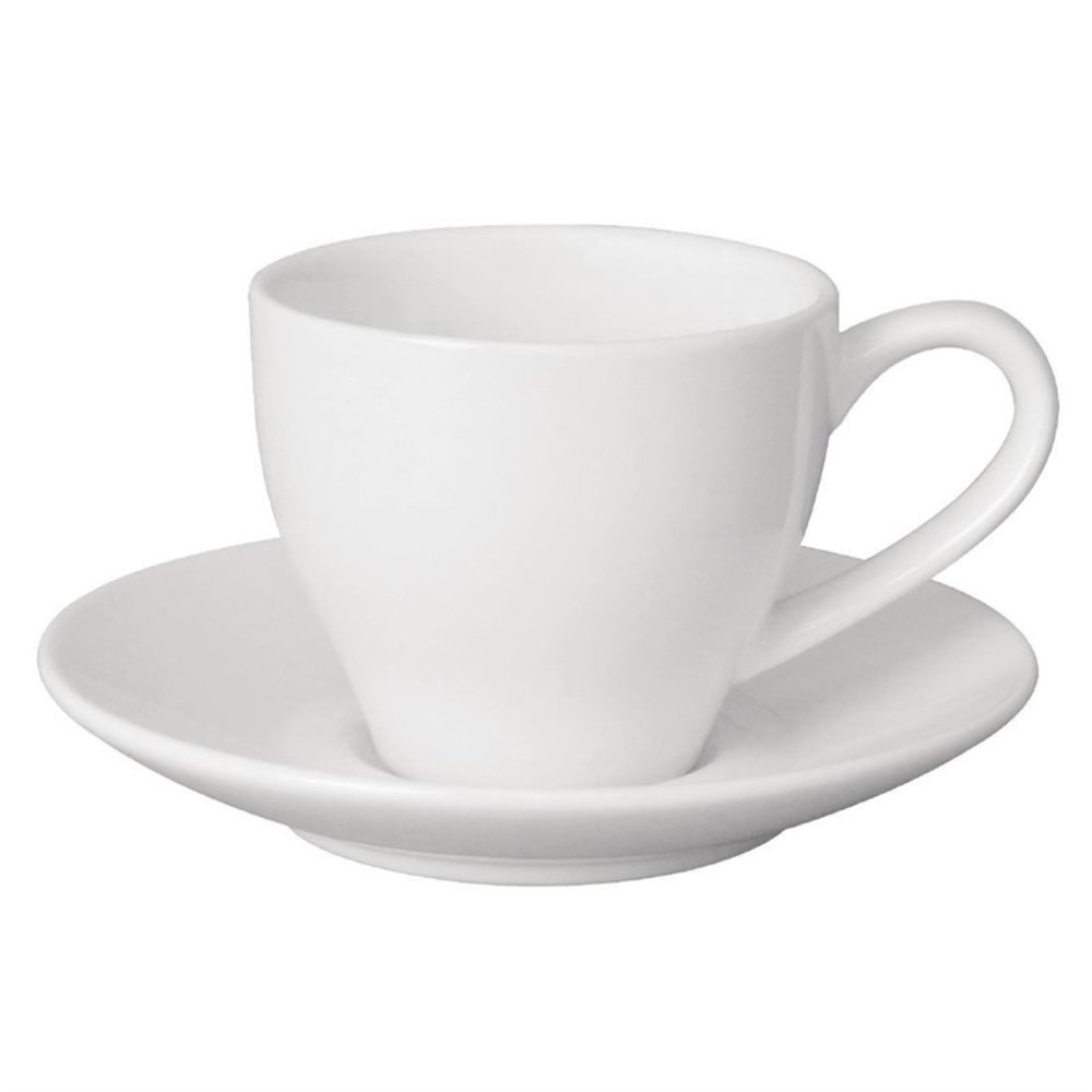 Olympia Schotels | Café | Keramiek | Wit | 12 Stuks | ø117mm