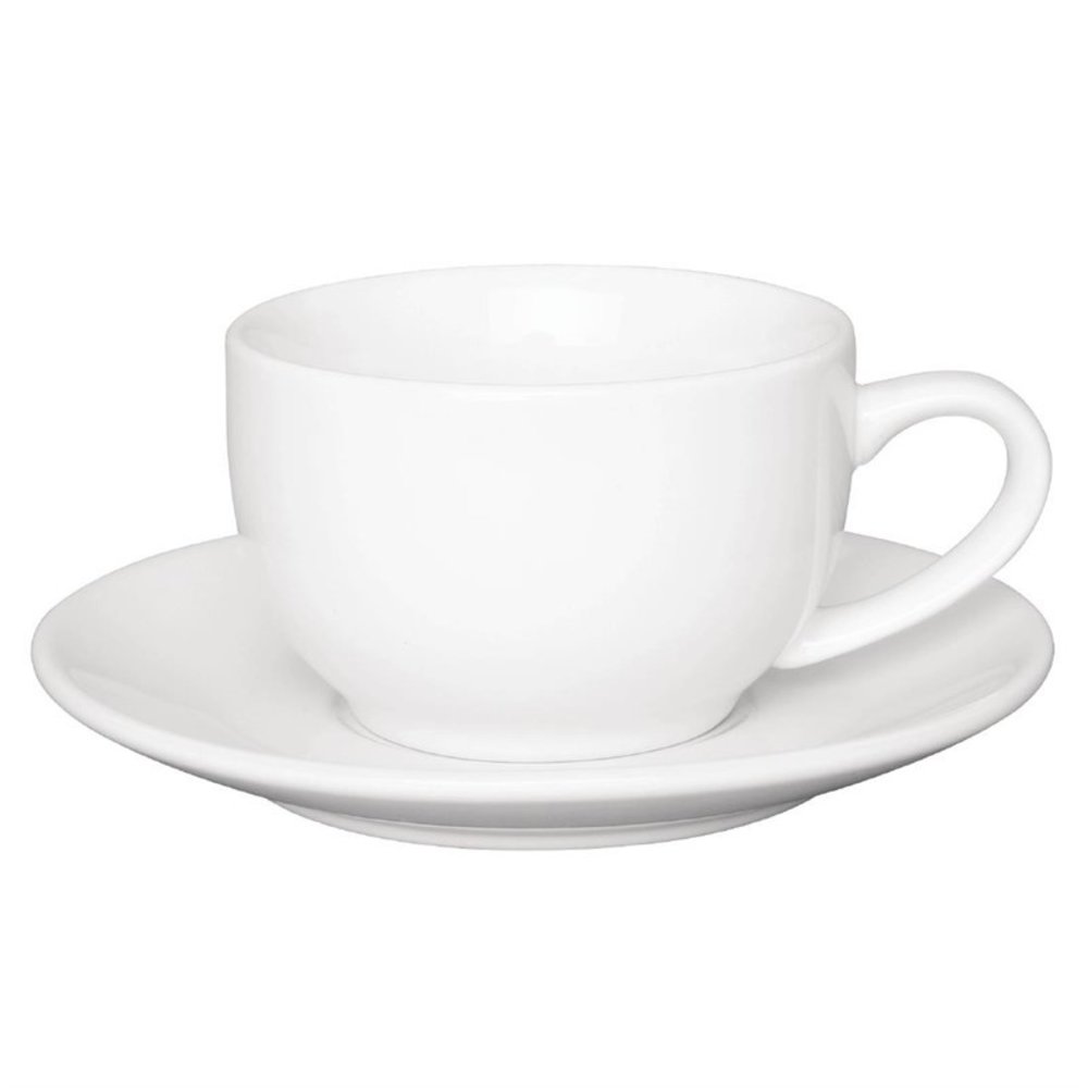 Olympia Schotels | Café | Keramiek | Wit | 12 Stuks | ø158mm