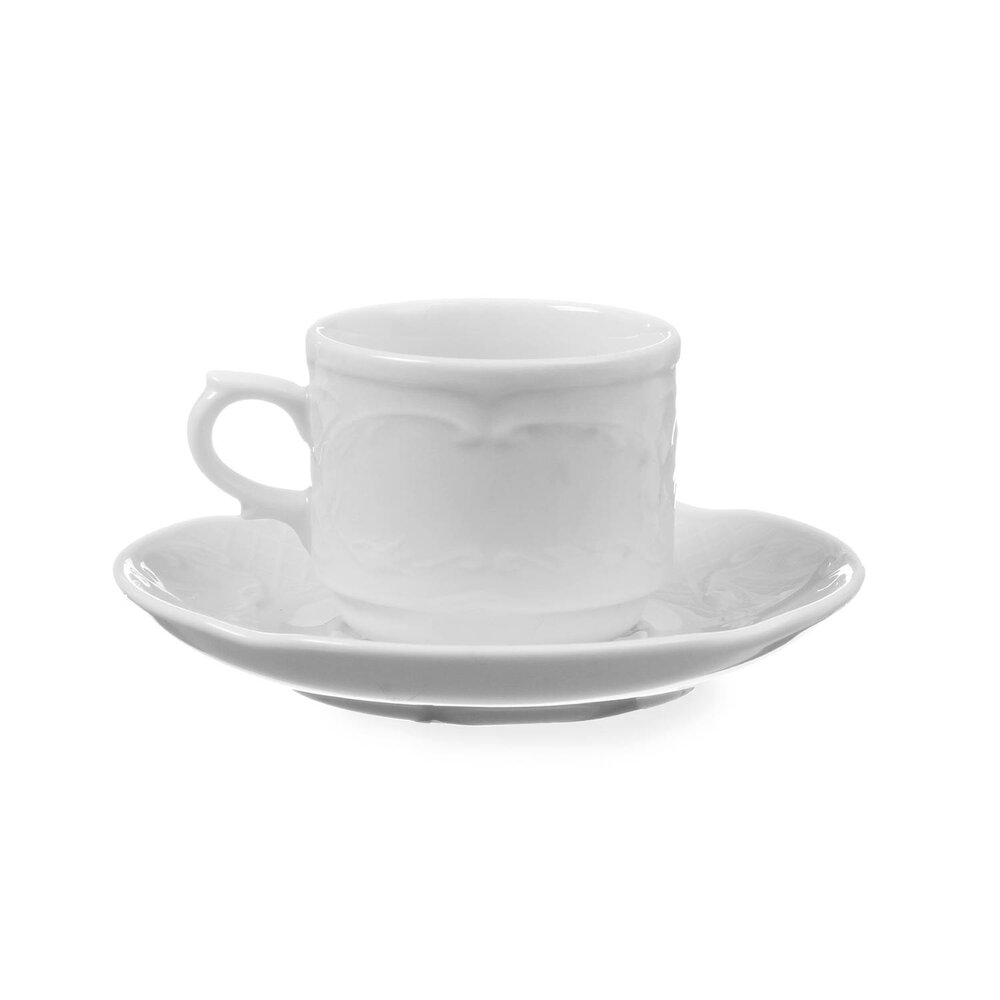 Hendi Schotels | Flora | Porselein | Wit | 12 Stuks | ø130mm