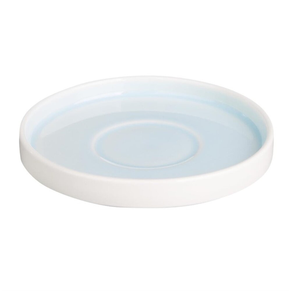 Olympia Schotels | Fondant | Porselein | Aqua | 6 Stuks | ø152mm