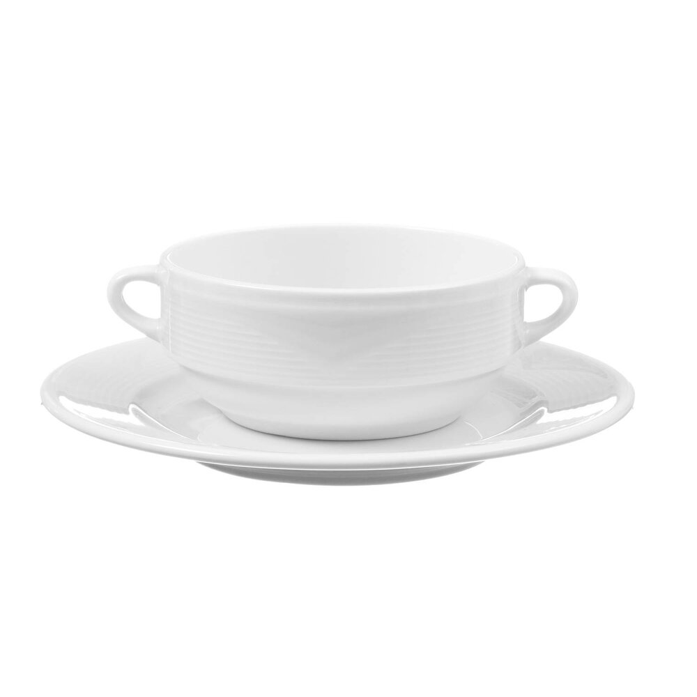 Hendi Schotels | Saturn | Porselein | Wit | 12 Stuks | ø190mm