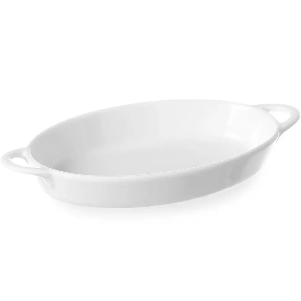 Hendi Serveerschalen | Porselein | Wit | 19cl | 6 Stuks | 200x107x30(h)mm