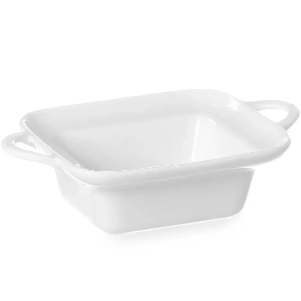 Hendi Serveerschalen | Porselein | Wit | 24cl | 6 Stuks | 160x101x45(h)mm