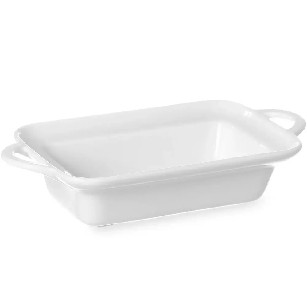 Hendi Serveerschalen | Porselein | Wit | 48cl | 4 Stuks | 236x126x48(h)mm