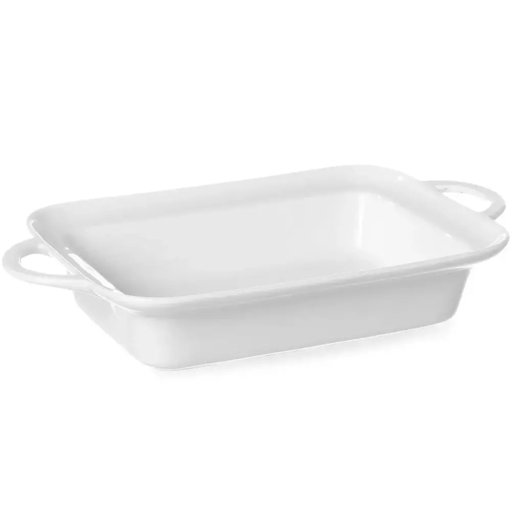 Hendi Serveerschalen | Porselein | Wit | 93cl | 3 Stuks | 328x189x58(h)mm