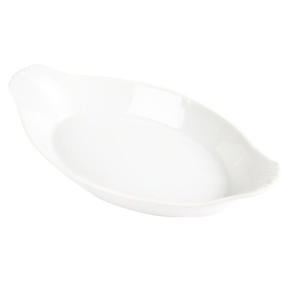 Olympia Serveerschalen | Whiteware | Porselein | Wit | 60cl | 6 Stuks | 290x166x53(h)mm