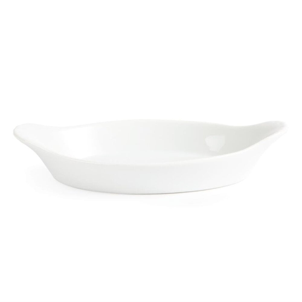 Olympia Serveerschalen | Whiteware | Porselein | Wit | 60cl | 6 Stuks | 290x166x53(h)mm