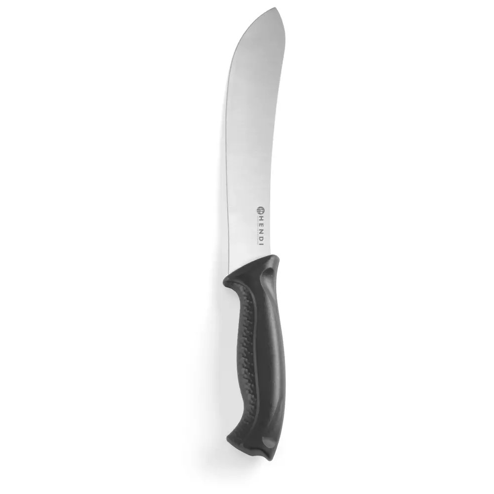 Hendi Slagersmes | Rvs | Zwart (universeel) | Haccp | Lengte 380mm