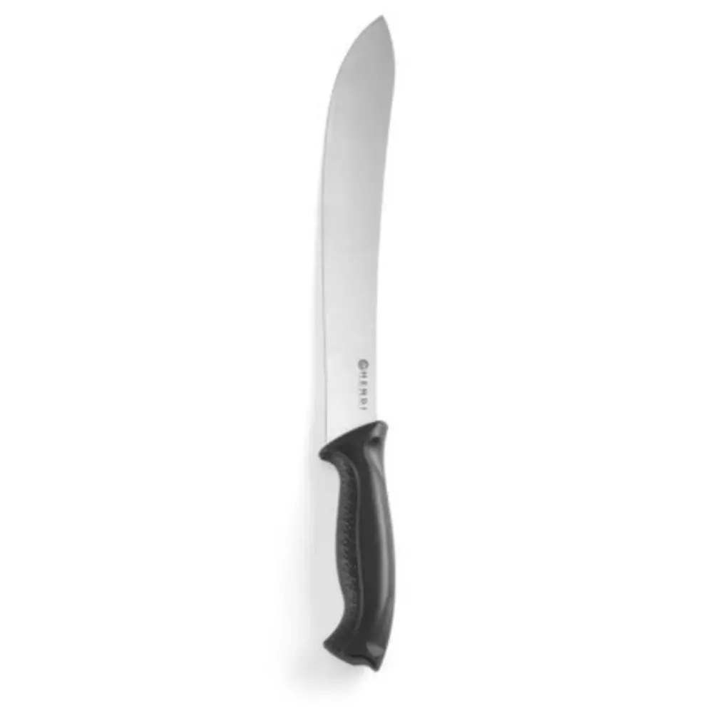 Hendi Slagersmes | Rvs | Zwart (universeel) | Haccp | Lengte 380mm