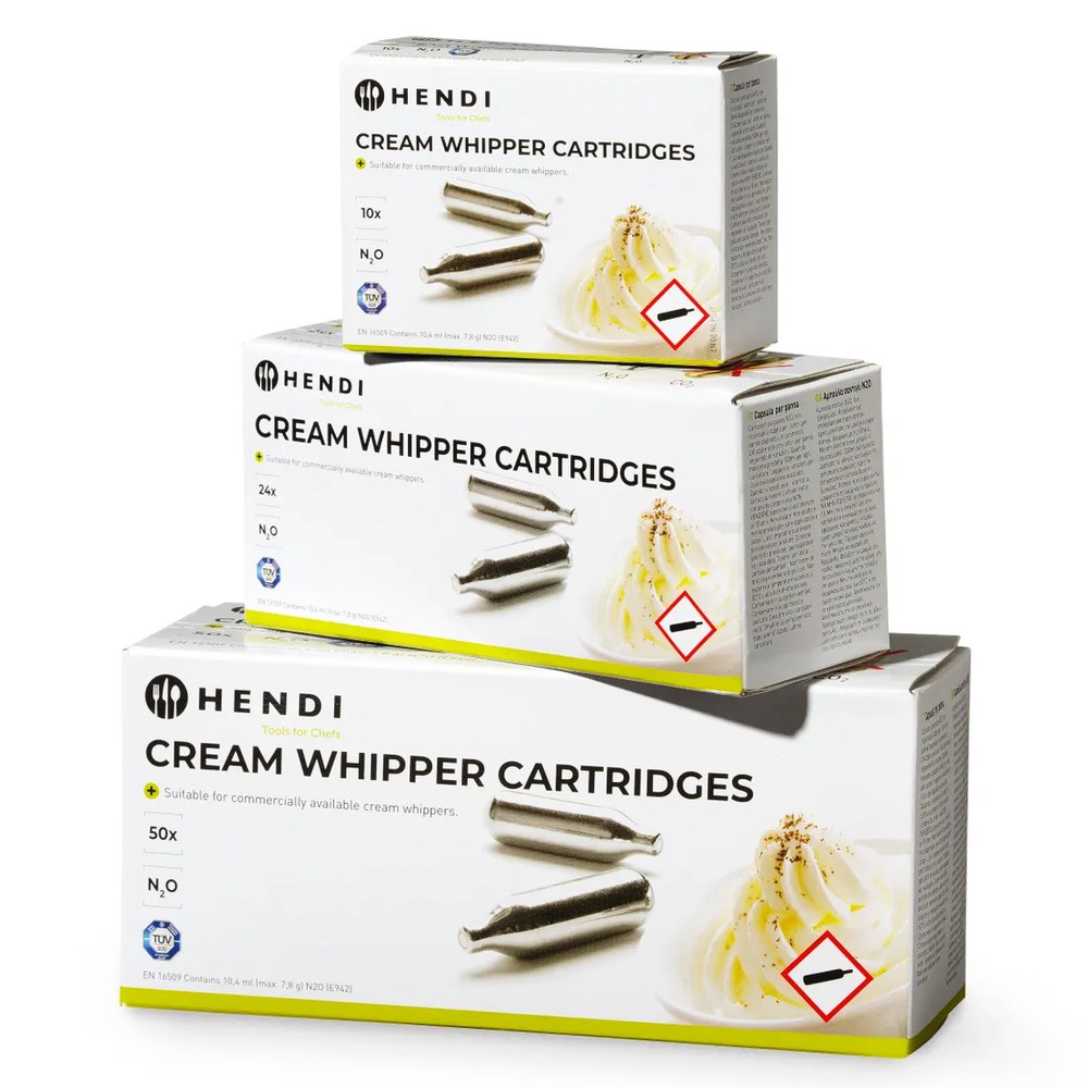 Hendi Slagroompatronen | 24 Stuks