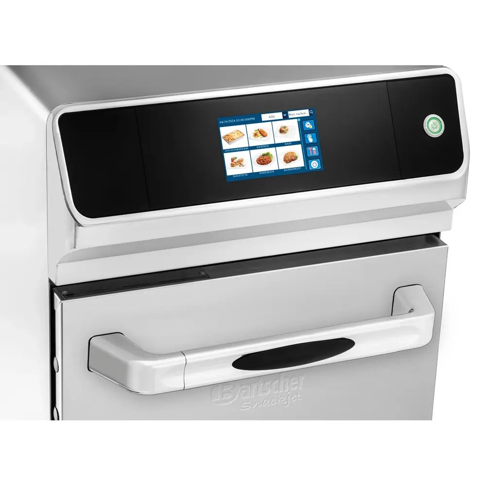 Bartscher High Speed Oven | Snackjet | Elektrisch | 25°c/280°c | Hetelucht + Magnetron | 3.5kw (230v) | Touchscreen + Usb | 460x670x615(h)mm