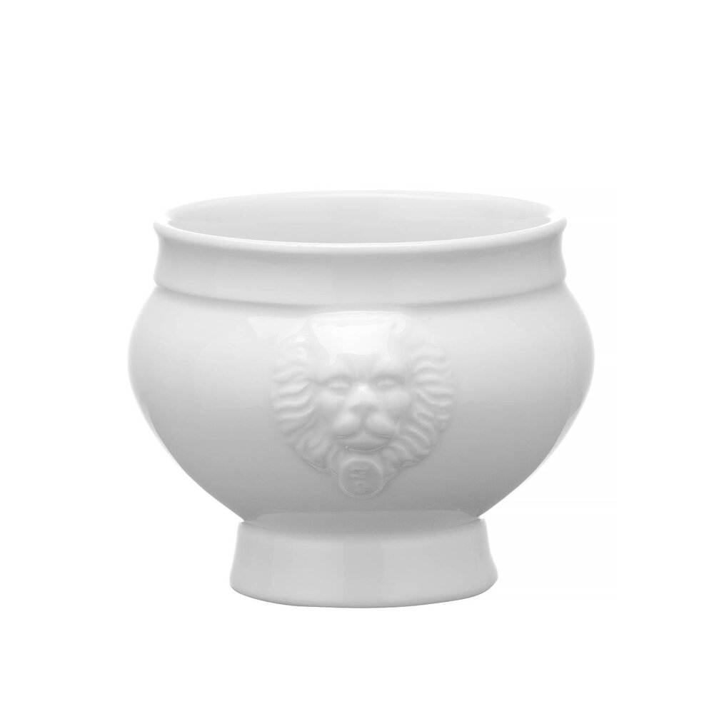 Hendi Soepkommen | Lionhead | Porselein | Wit | 25cl | 4 Stuks | ø120x78(h)mm
