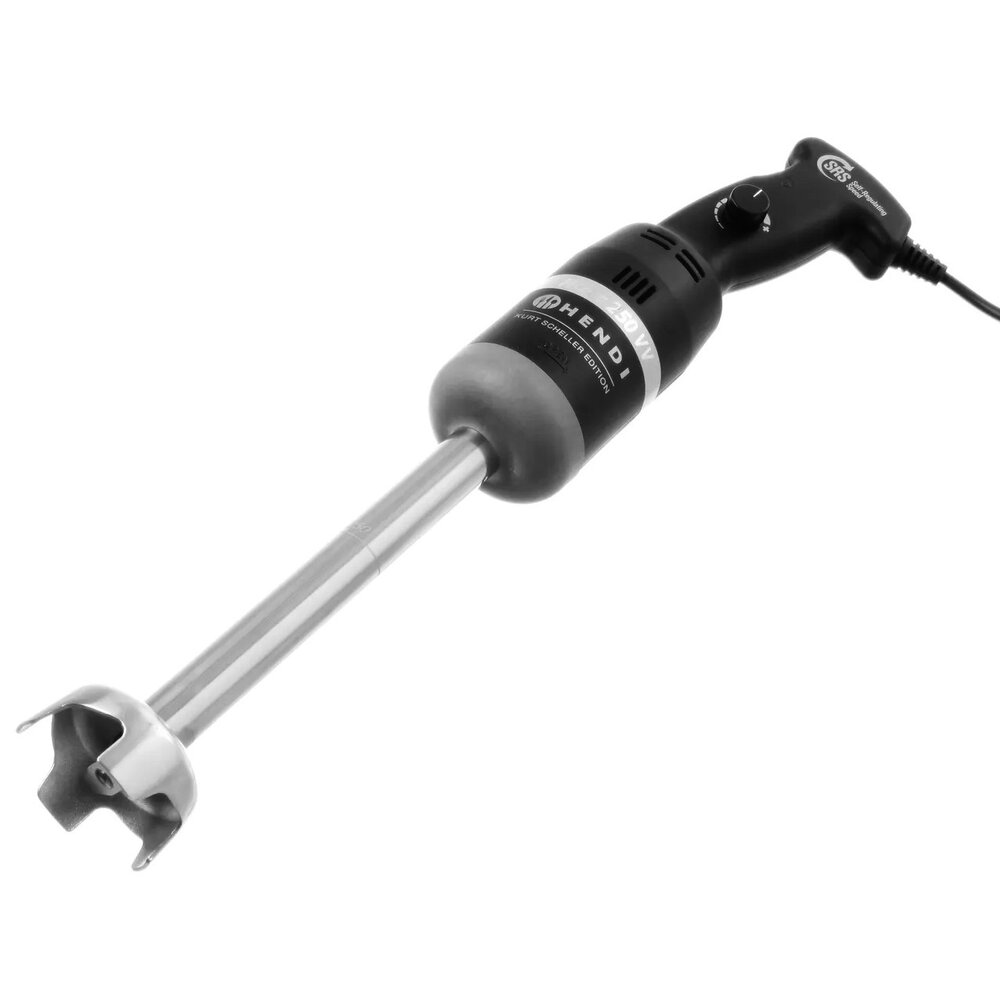 Hendi Staafmixer | Kitchenline | Incl. Garde | Regelbare Snelheid (2.500-15.000rpm) | Cap. 20l | 0.25kw (230v) | ø75x550(h)mm