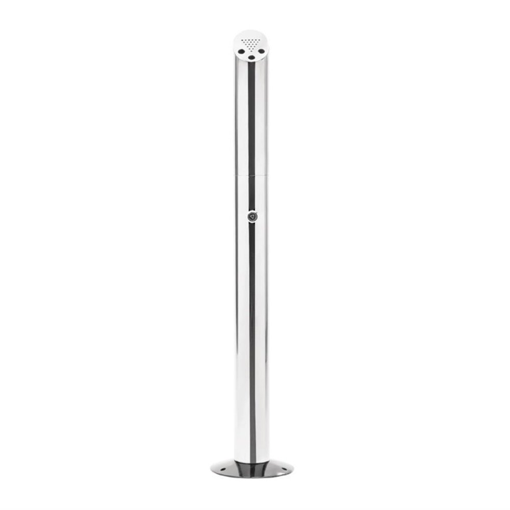 Bolero Staand Model Rvs Peukenzuil Afsluitbaar | 92(h) x 7,5(ø)cm
