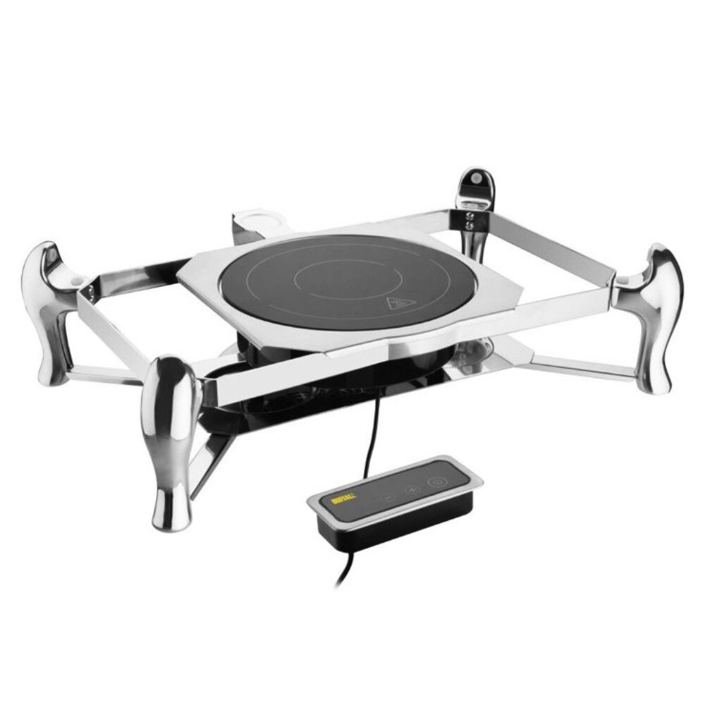 Olympia Standaard | Inductieverwarming Chafing Dishes (1/1 Gn) | Rvs | 550x415x152(h)mm
