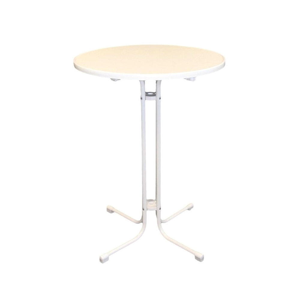 Gastronoble Statafel Monaco | Wit | ø800x1080(h)mm