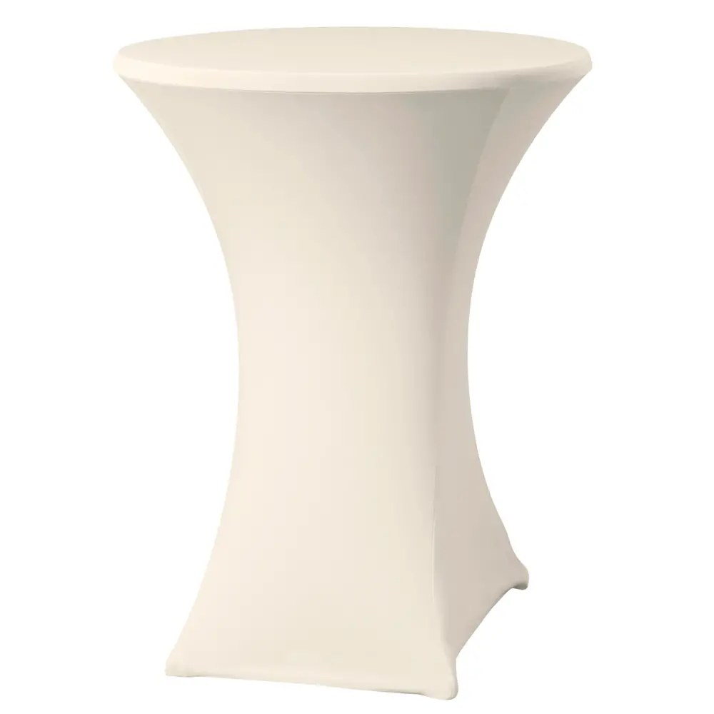 Hendi Statafelhoes | Crème | Polyester/elastaan | ø800/850x1150(h)mm