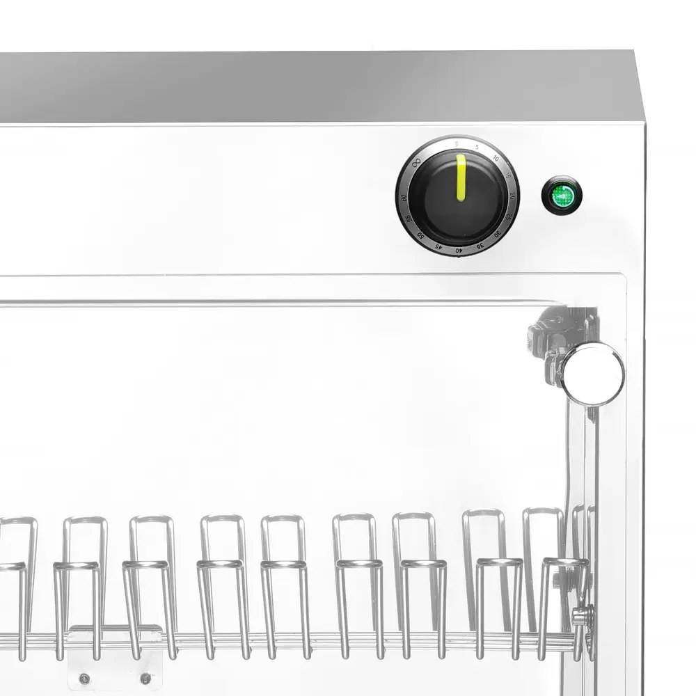 Hendi Sterilisatiekast | Rvs | Cap. 14 Messen | Uv-sterilisatie | Timer | 510x160x625(h)mm